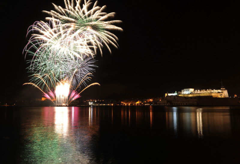 Fireworks in Malta