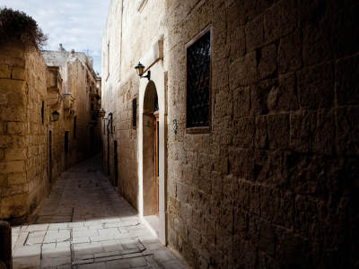 the streets of mdina malta